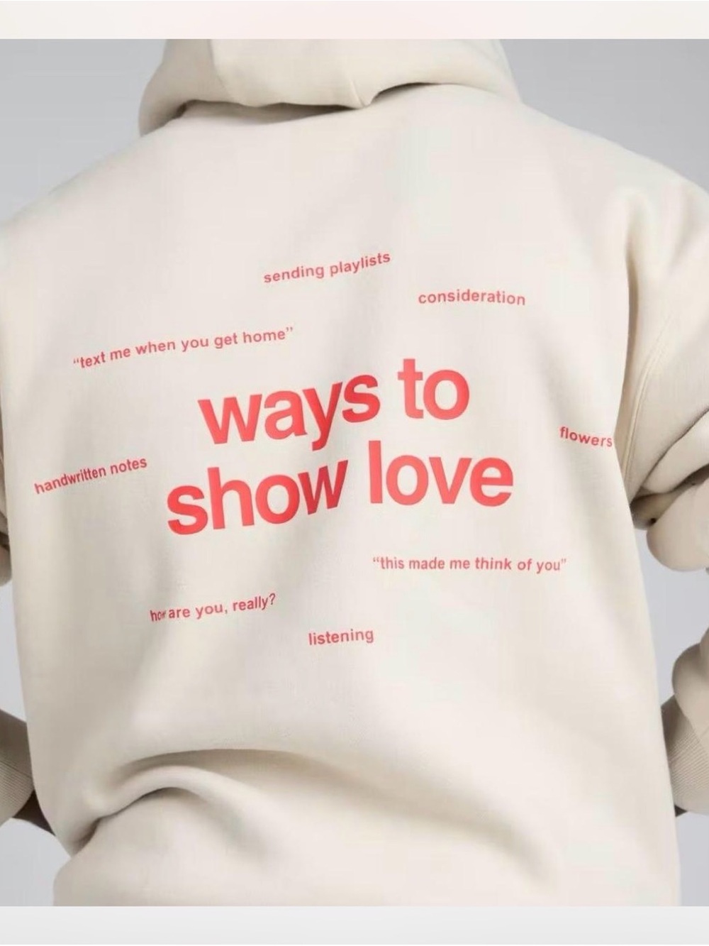 COMFRT"ways to show love"